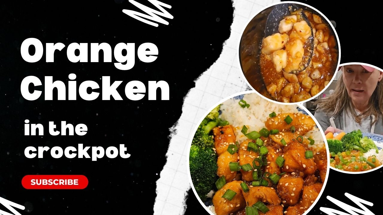 🍊 Crockpot Orange Chicken… SO Easy, SO Good!