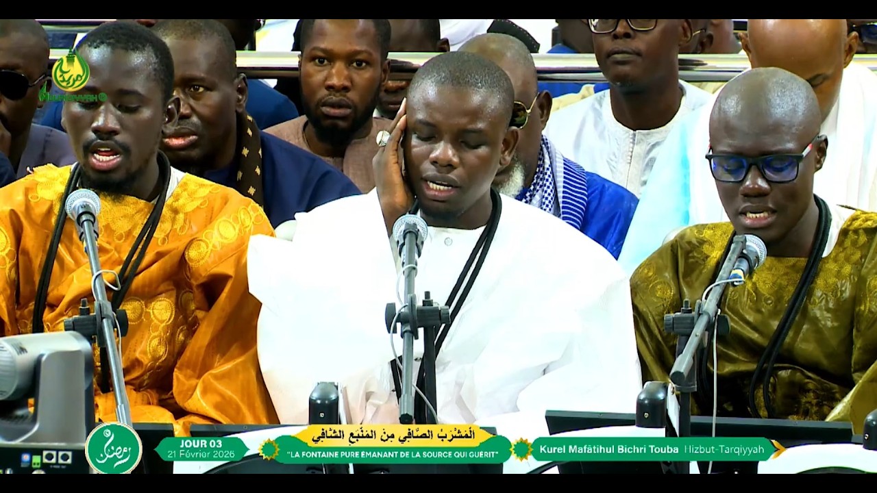 Wakana haqane Kurel Mafâtihul Bichri Touba Hizbut-Tarqiyyah 3e Jour Ramadan 2026/1447h.