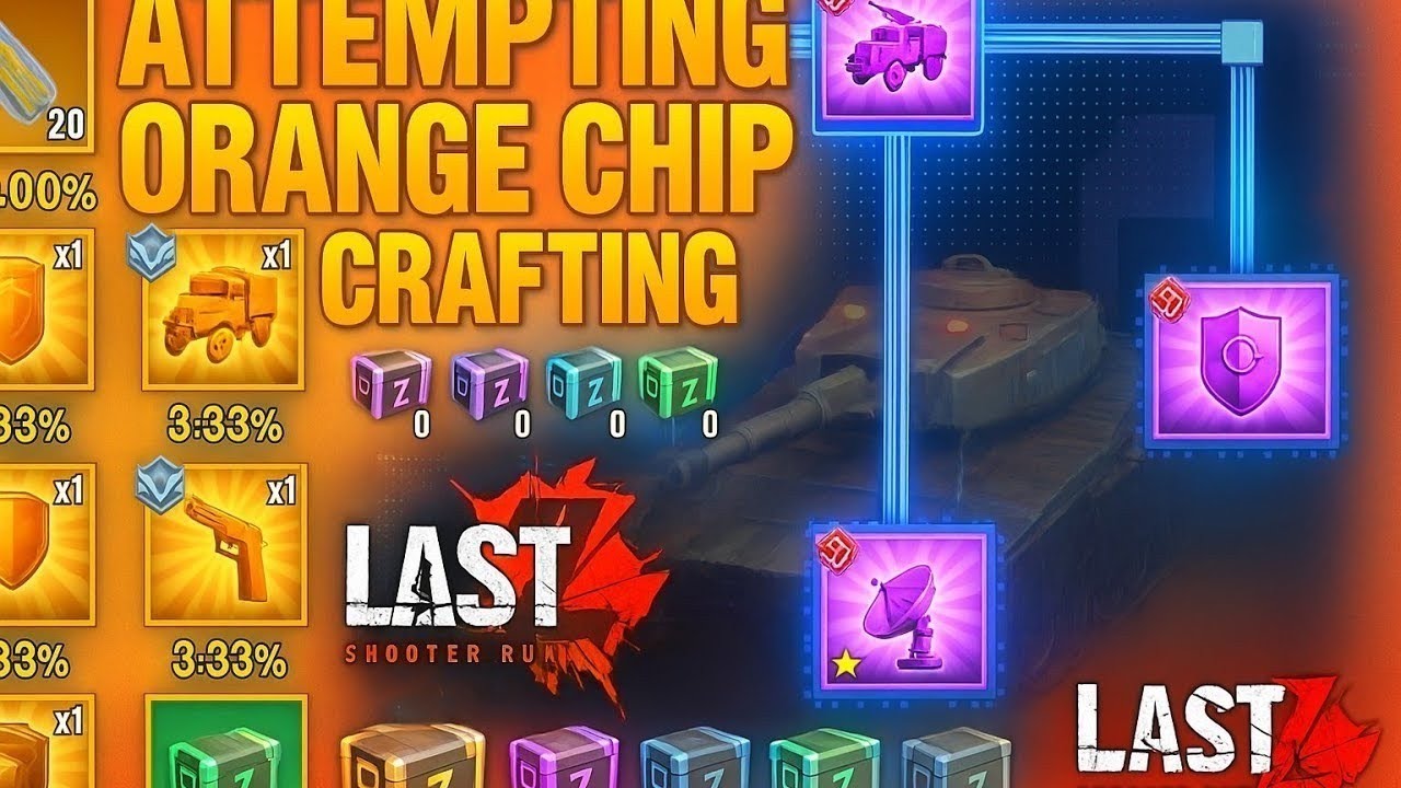 Attempting Orange Chip Crafting in Last Z: Survival Shooter Part 5