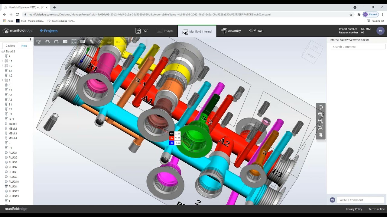Manifold Edge Demonstration