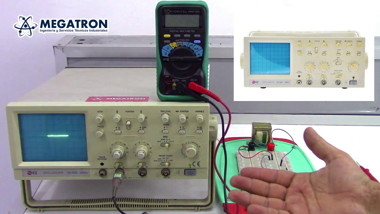 Circuito Rectificador de Media Onda - Prueba con Osciloscopio