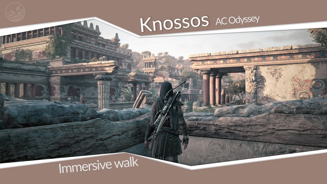 Knossos | A Quiet Walk Through Ancient Crete (AC Odyssey)