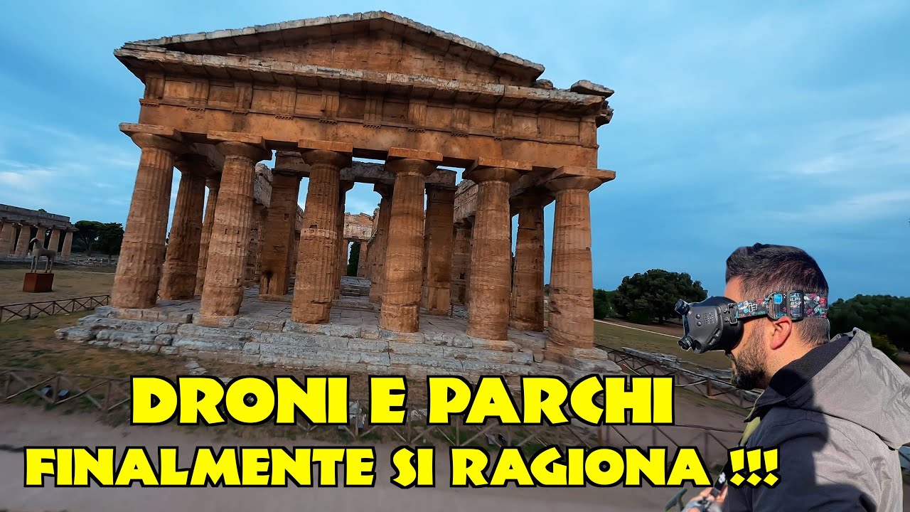 DRONI E PARCHI Finalmente si ragiona !!!
