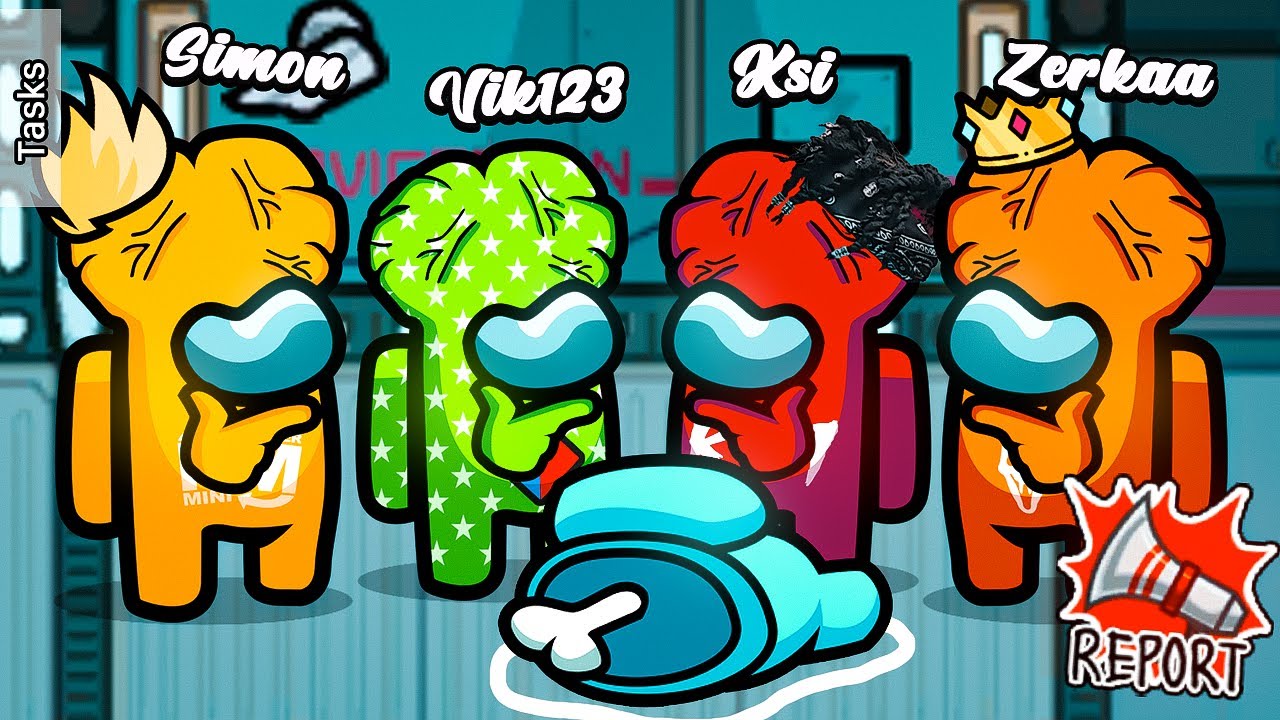 A 0 IQ LOBBY PLAYS WITH LOGIC? w/ SIDEMEN & FRIENDS (Among Us)