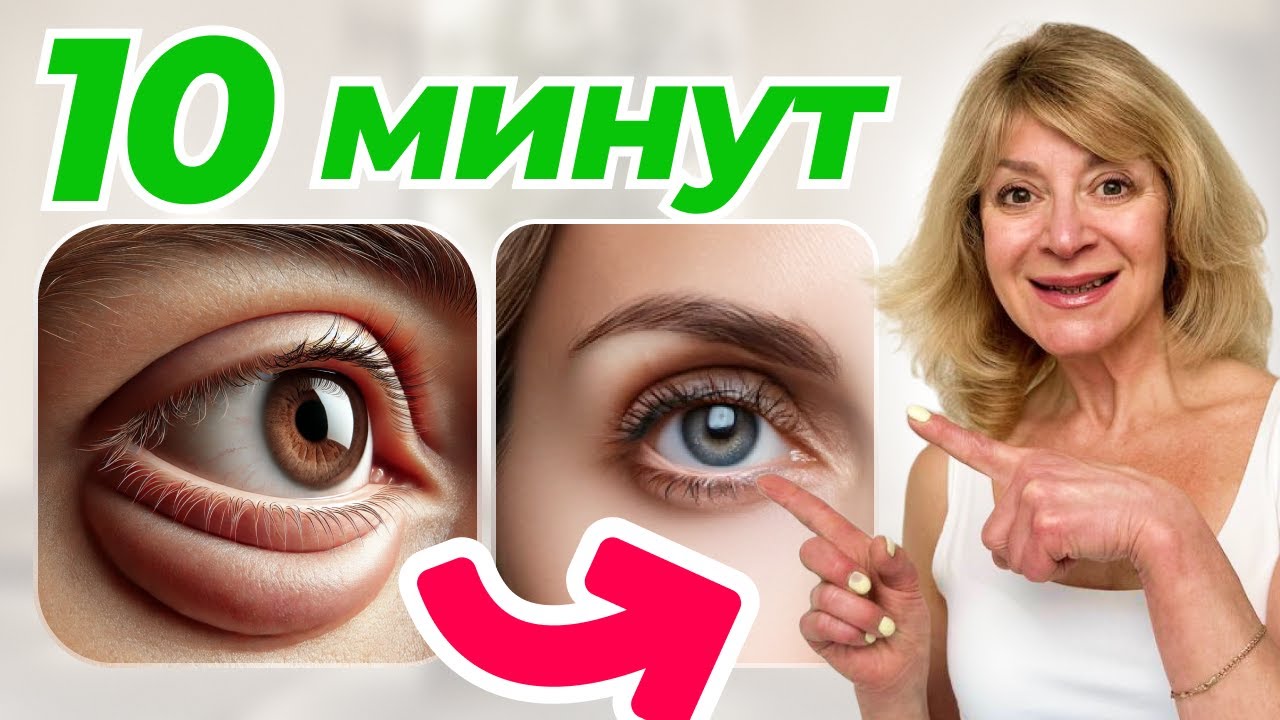МЕШКИ и ГРЫЖИ под глазами уходят без операций!  ЭКСПРЕСС- массаж вместо ПЛАСТИКИ