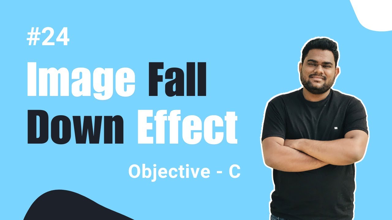Objective-C: Image Fall Down Animation Tutorial - Step-by-Step Guide (Hindi)