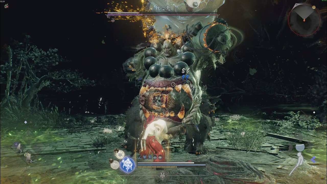 仁王３ Nioh 3 二周目 執心鬼 武士 太刀 格擋反擊流