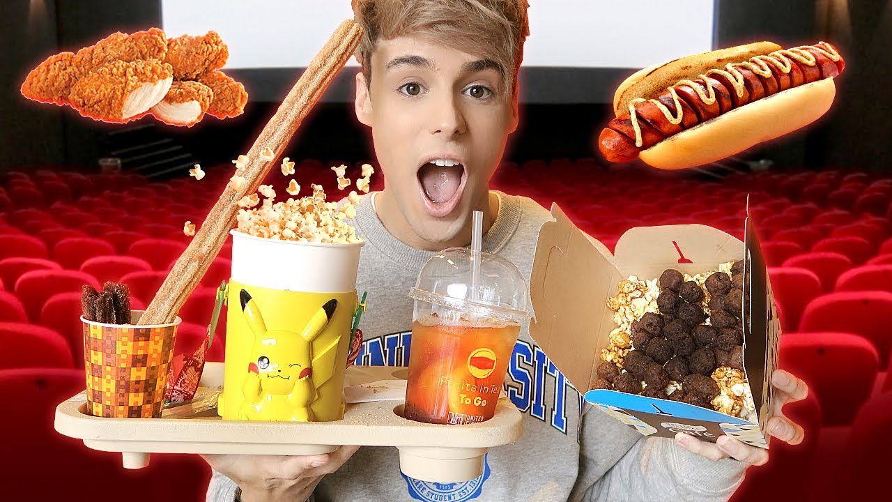 i only ate JAPANESE MOVIE THEATRE foods for a day