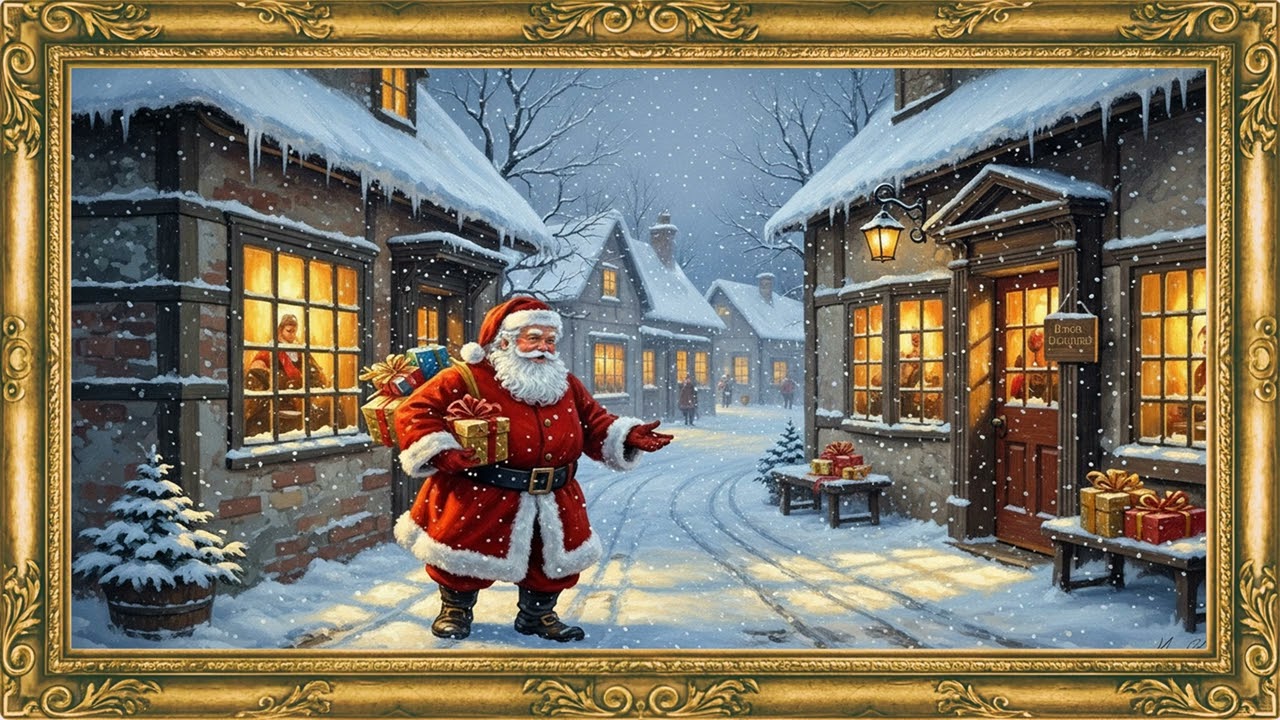Calm Holiday Art Gallery | Cozy Winter Frame TV Display in 4K (2 Hours)
