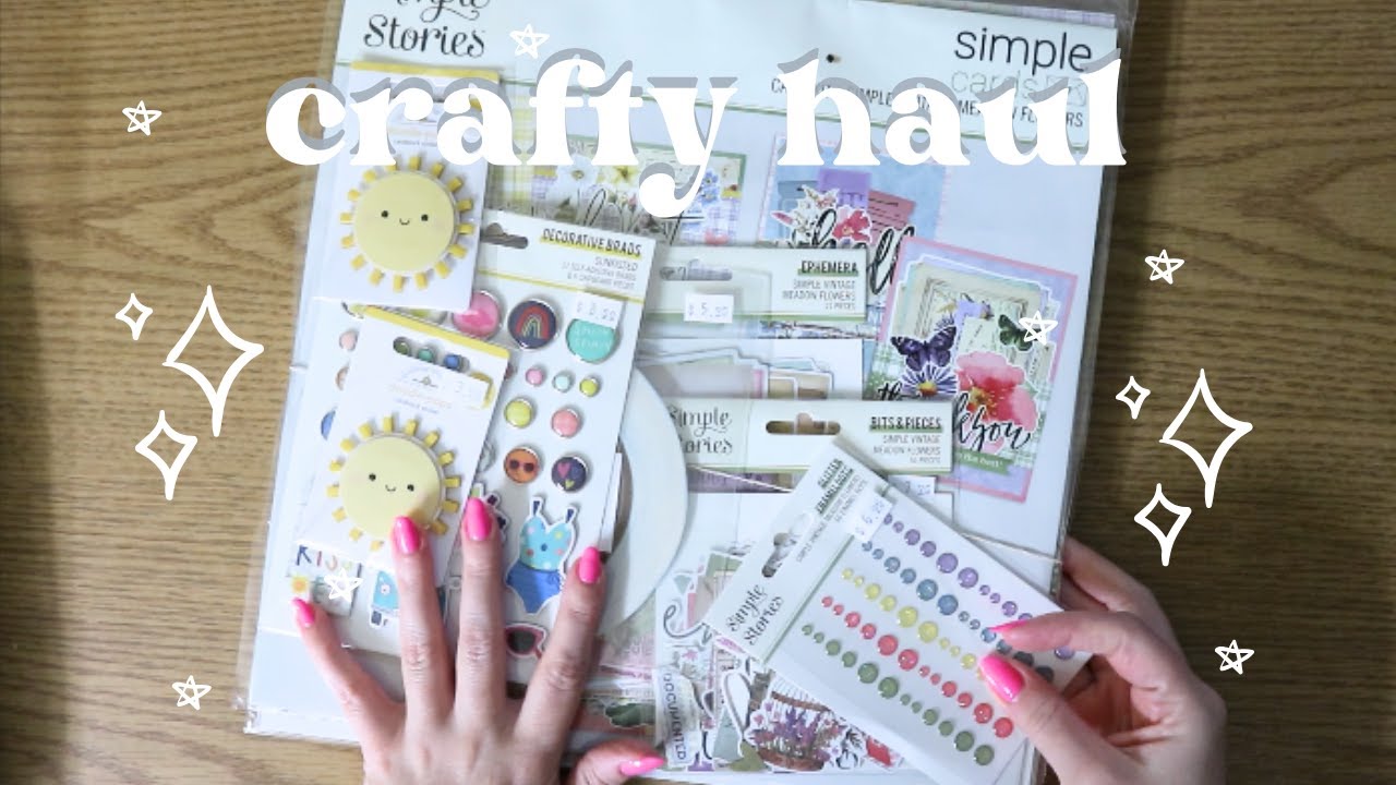 COLLECTIVE CRAFTY HAUL 🤩 Tim Holtz, 49 and Market, Simple Stories + More! | madebycarlyrose
