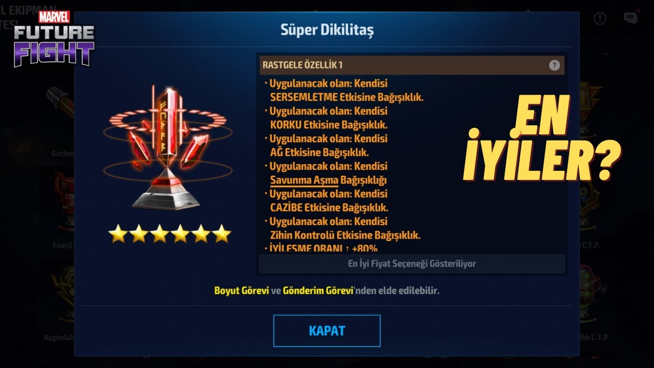 Bu Detaylar Hesabınızı U&ccedil;uracak! - Yeni Dikilitaş Rehberi! | Marvel Future Fight