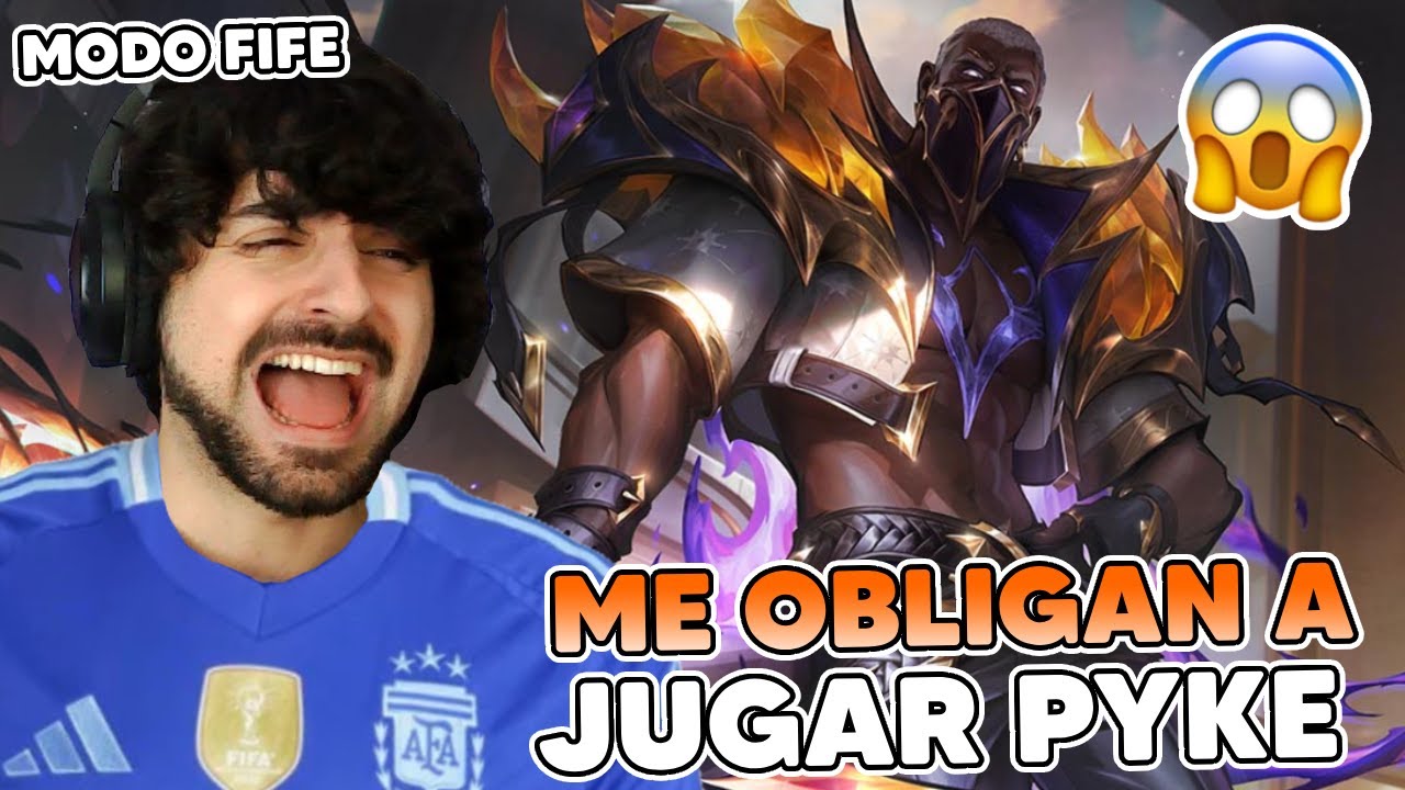 MI CHAT me OBLIGÓ a JUGAR PYKE por PRIMERA VEZ y PASO ESTO