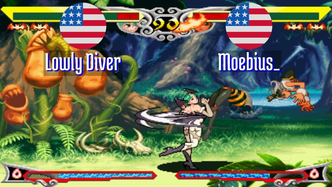 FT5 @vsavj: Lowly Diver (US) vs Moebius_ (US) [Vampire Savior vsav Fightcade] May 28