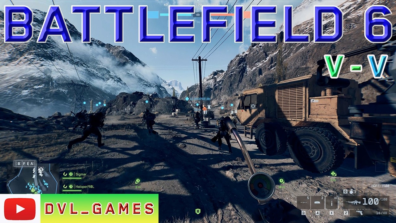 Победа 3-1 играю с Витей в Battlefield 6.Map Liberation Peak.