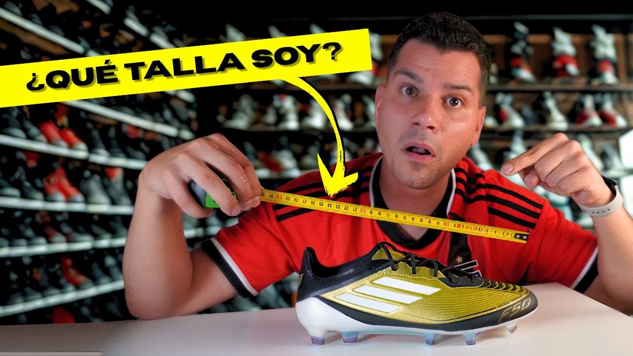 Elige tu talla CORRECTA de BOTAS DE FÚTBOL!