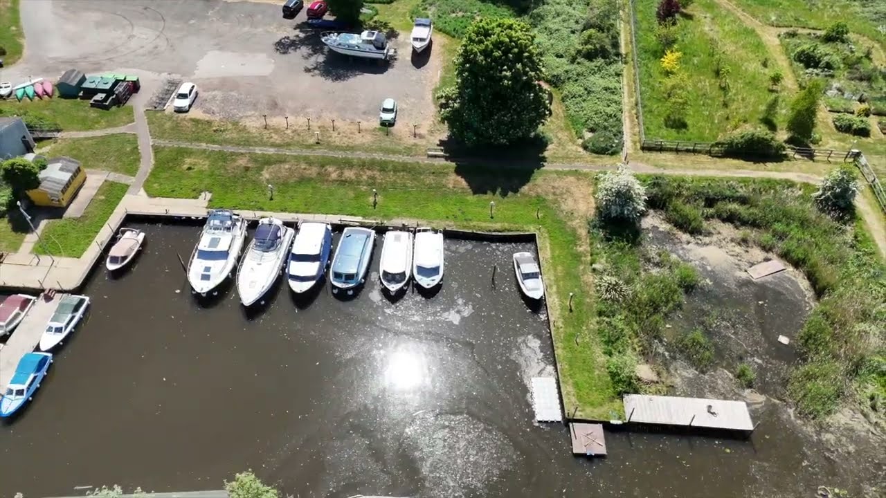 BIRDS EYE VIEW! Beccles Quay captured by Drone