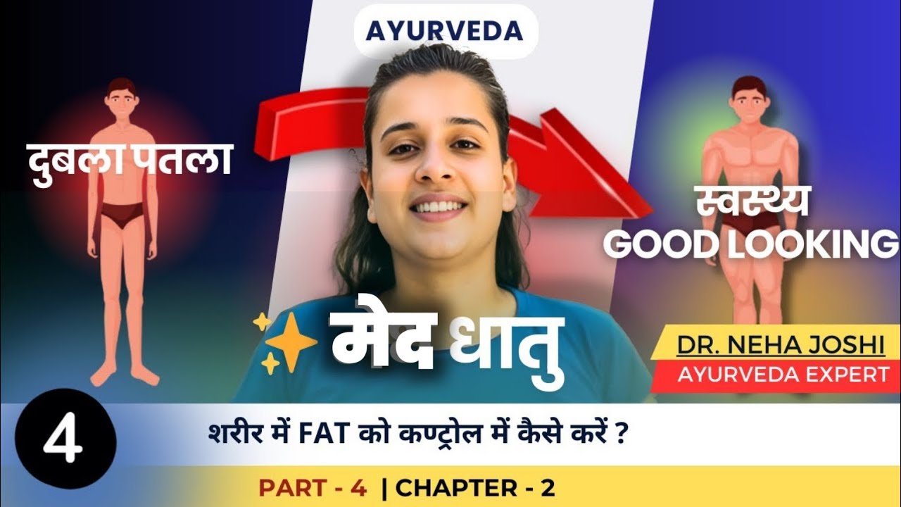 आयुर्वेद का यह कांसेप्ट आपको हमेशा याद रहेगा | सप्तधातु | Dr. Neha Joshi  (Part 4) #ayurveda