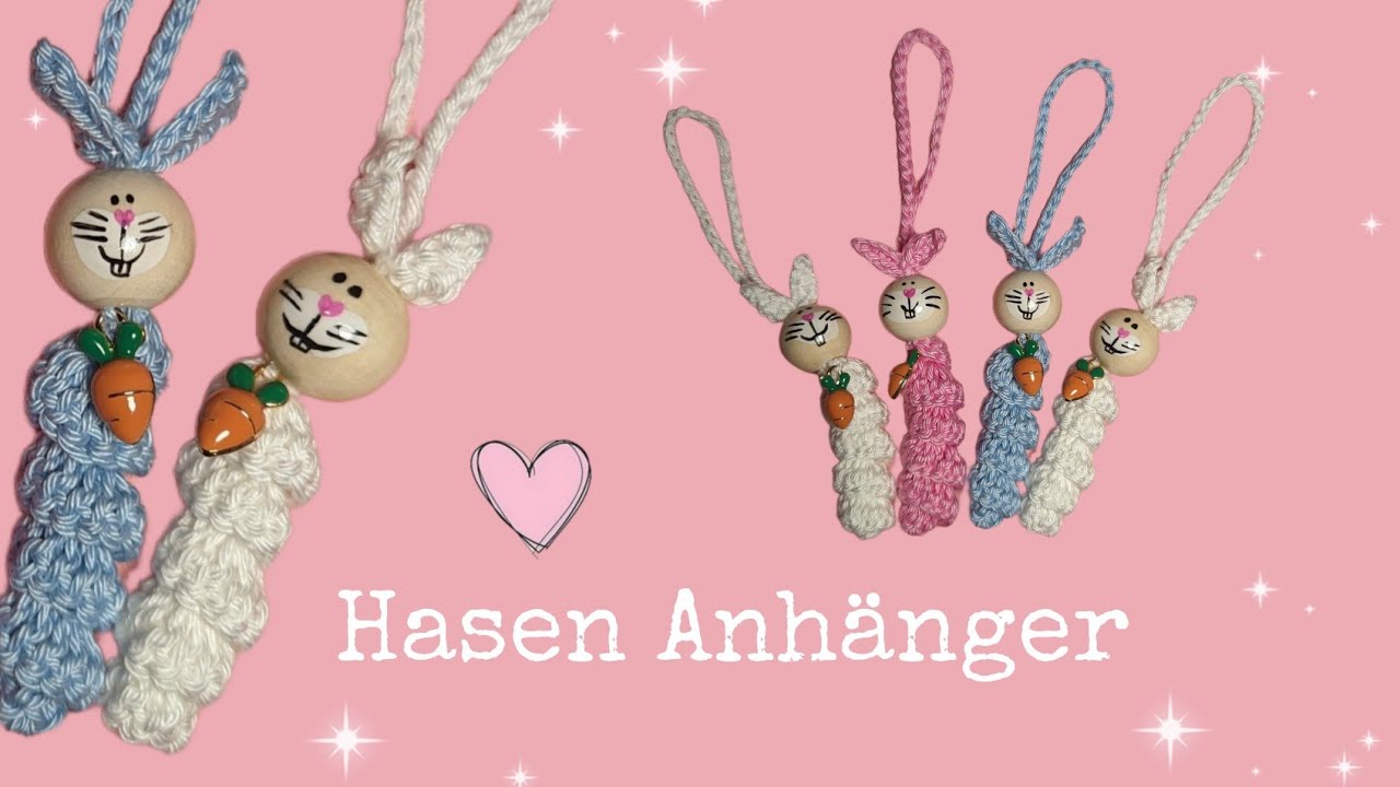 Hasen Anhänger 🐰 Glückshäschen 💖