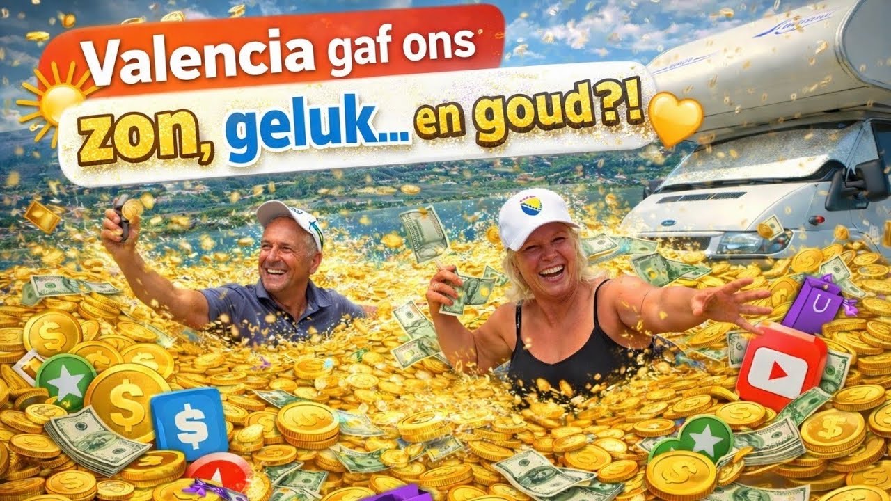 Valencia gaf ons Zon, Geluk&hellip; en Goud?! ☀️💛 | 1000 Abonnees & Camperleven Spanje &ndash; GoByVan