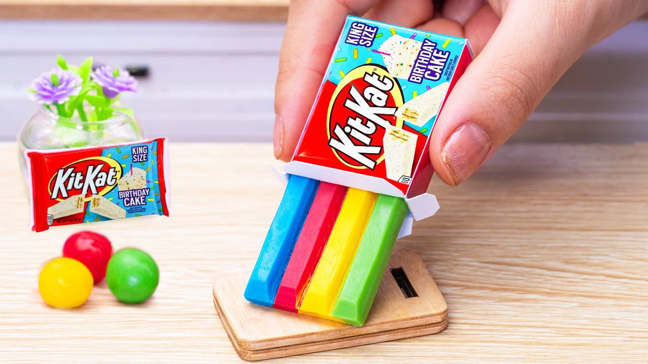 1000+ Amazing Rainbow KitKat Cake Dessert | Best Miniature Rainbow Chocolate Cake Decorating Recipes