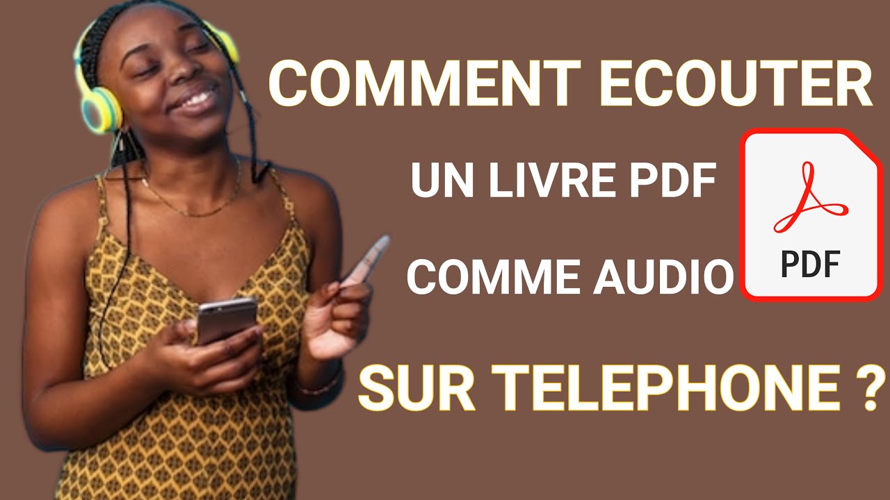 Comment lire un livre PDF comme audio sur telephone ?