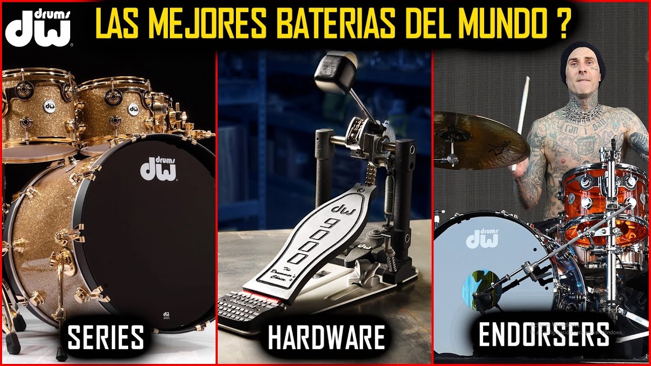 La Historia De DW Drums : Las Mejores Baterias? Mucho Marketing? Sobrevaloradas? 🥁