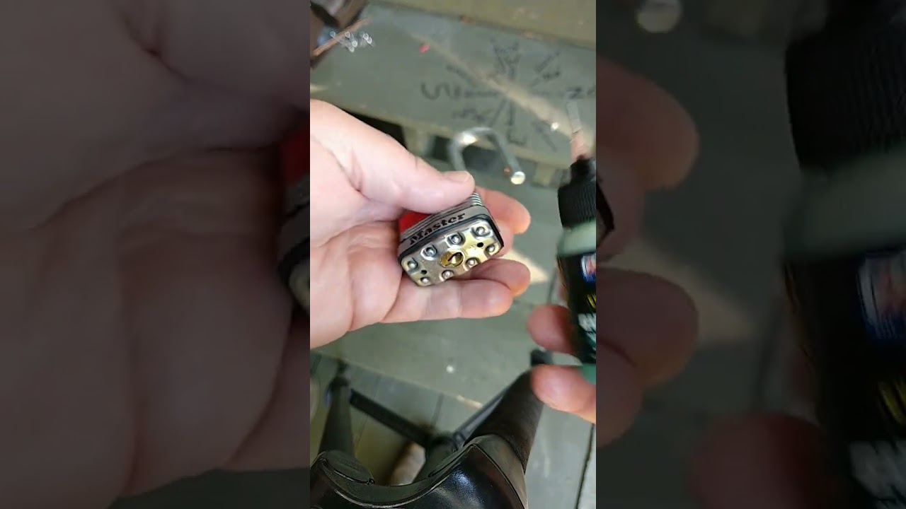 lube your padlocks