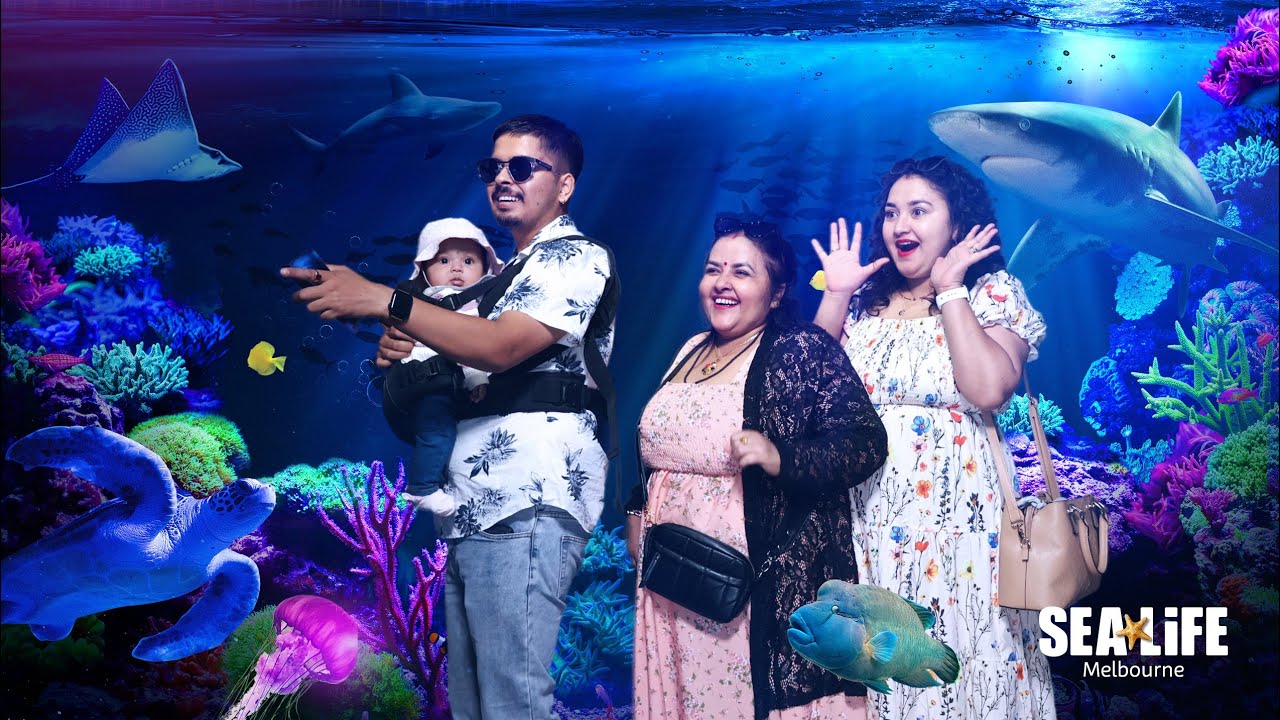 Melbourne Trip Day 4 |  SEA LIFE Aquarium Family Vlog | Nepali Travel Vlog