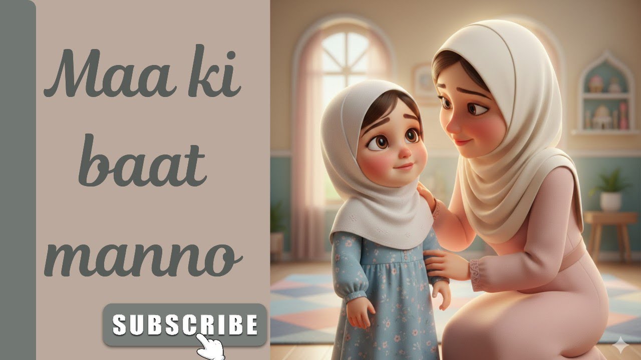 Maa Ki Baat Maan Lo 🥺❤️ | Islamic Kids Baby Girl 