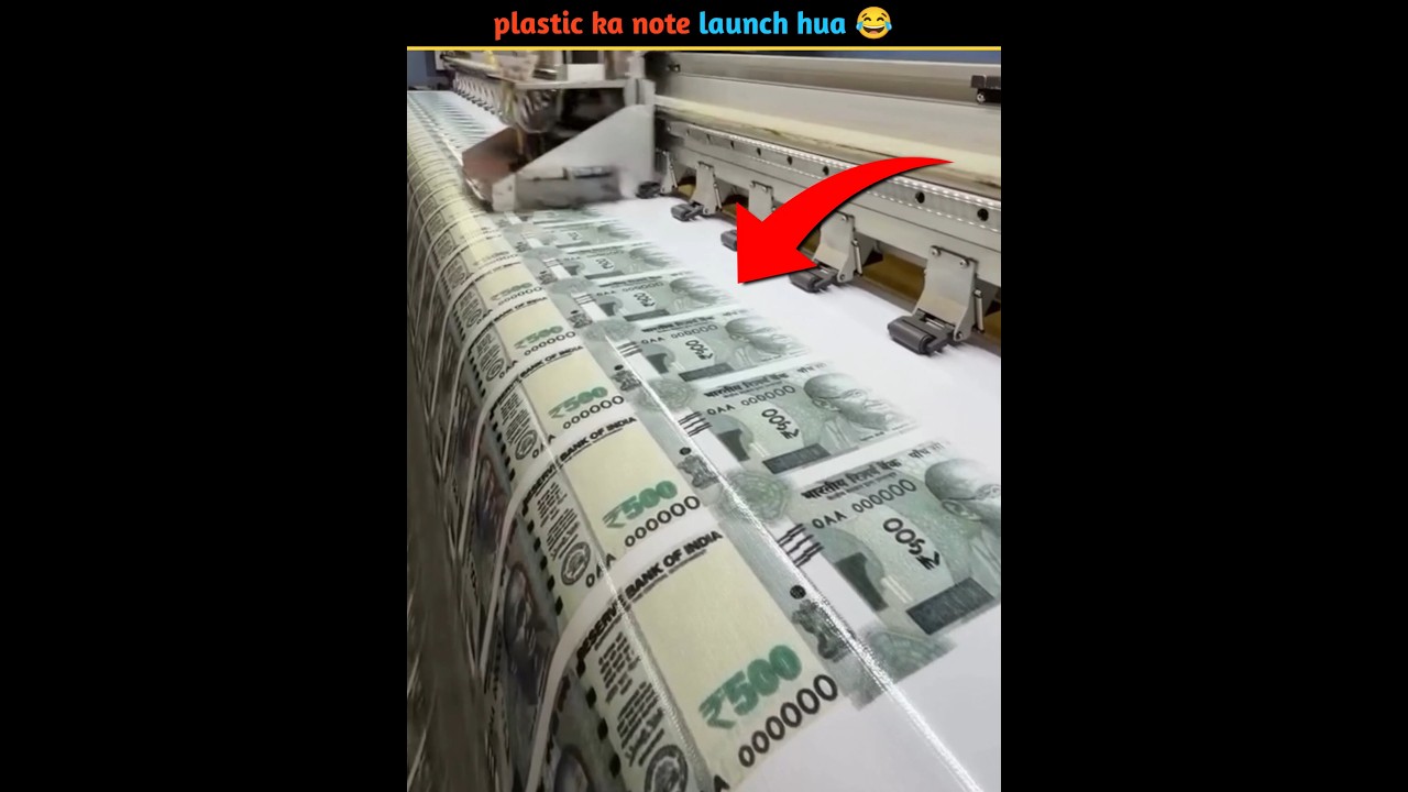💧 This Plastic Note Doesn&rsquo;t Get Wet?! 🤯#facts #trending #money