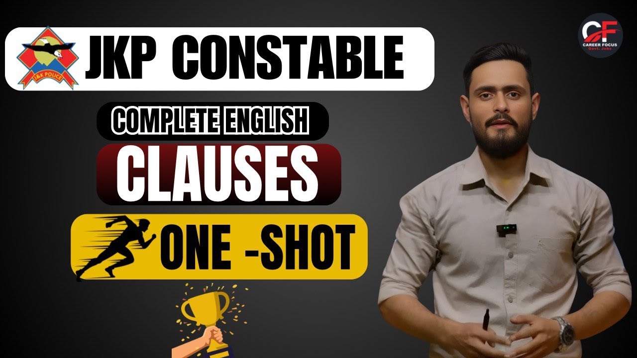 COMPLETE CLAUSES IN ONE VIDEO || JKP CONSTABLE ||JKSSB