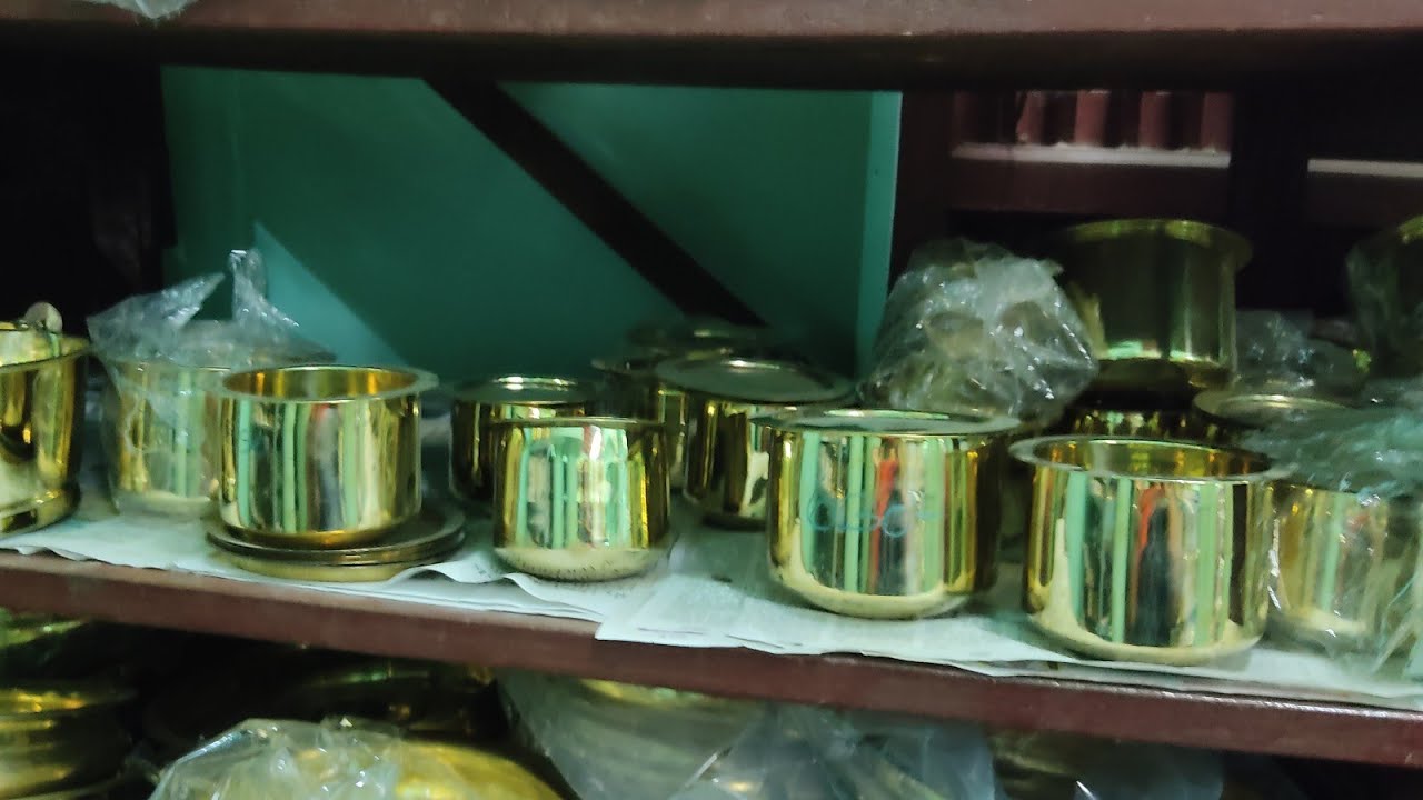 Karaikudi Raghav Iyyer Metals Brass Kitchenware Collections | Stainless Steel Utincils | Pooja Items