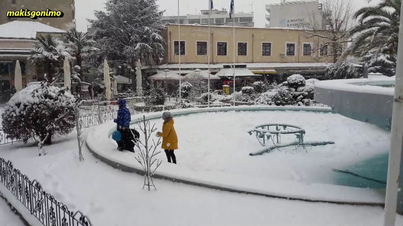ΧΙΟΝΙΣΜΕΝΗ ΣΕΡΡΕΣ 10-1-2017