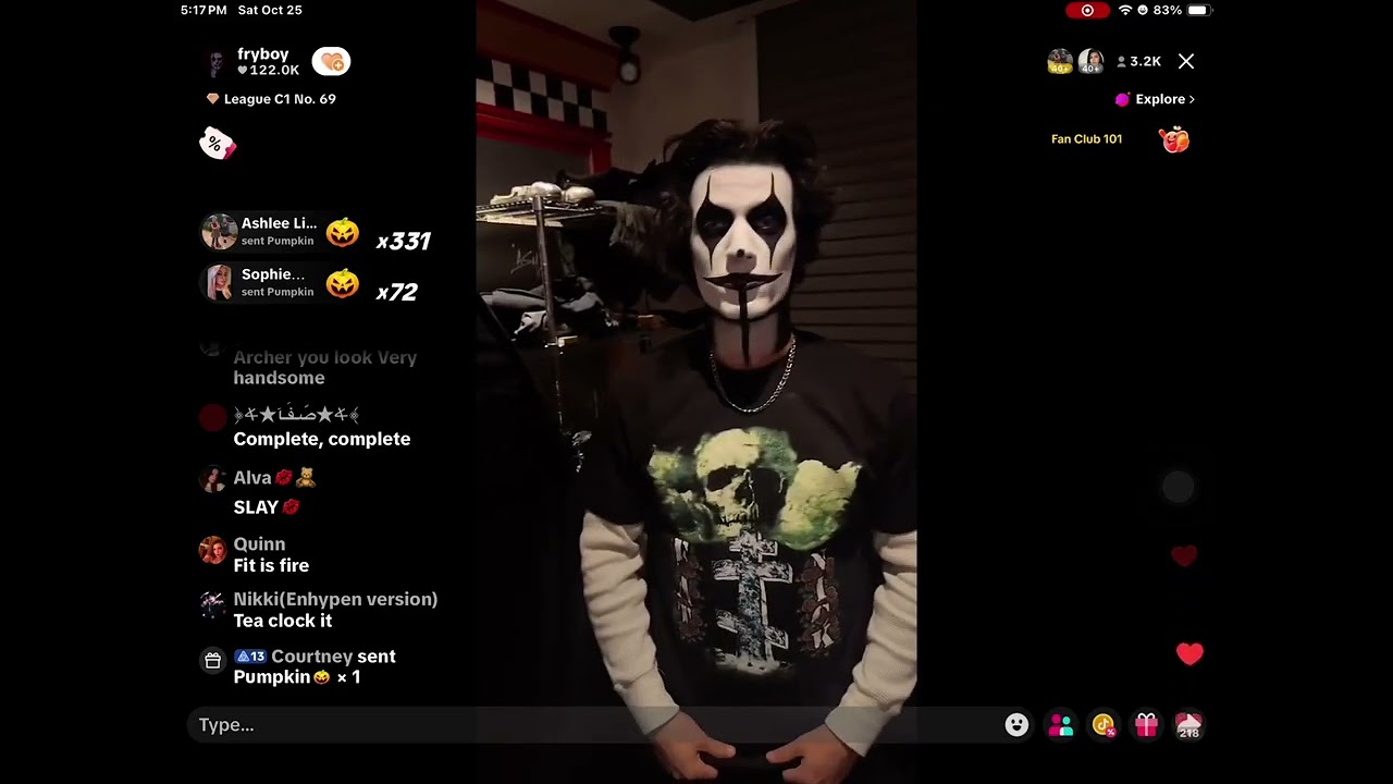 Fryboy & Archer TikTok Live Hershey Park 25/10/25