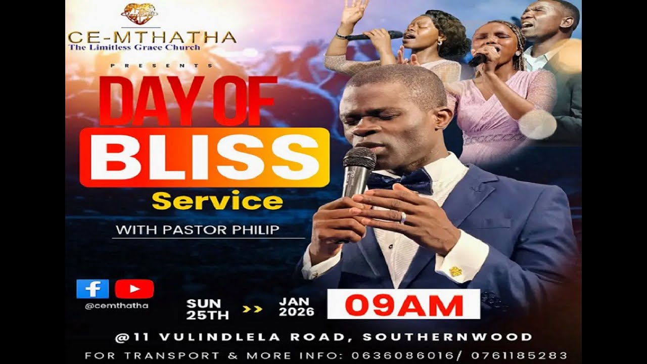 WELCOME TO DAY OF BLISS SERVICE WITH PASTOR PHILIP | 25 JANUARY 2026