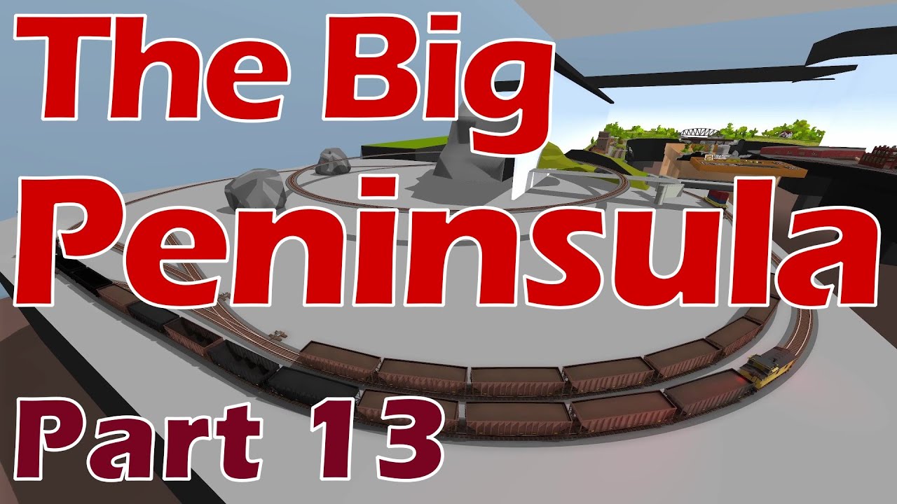 Laying Track Around the Big Peninsula - Rolling Line Gameplay