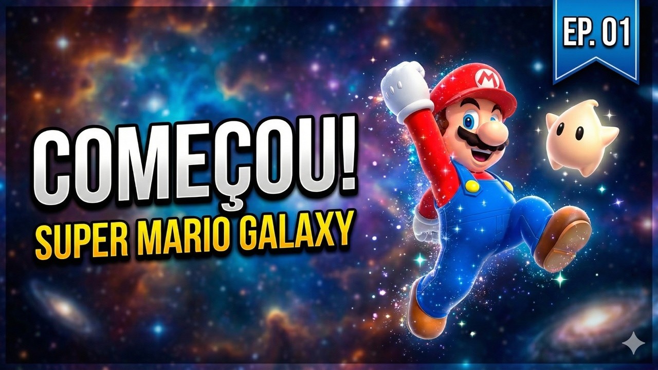 Super Mario Galaxy – EP 01 | Começo da série + Aniversário de 14 anos (História do Arkeregames)