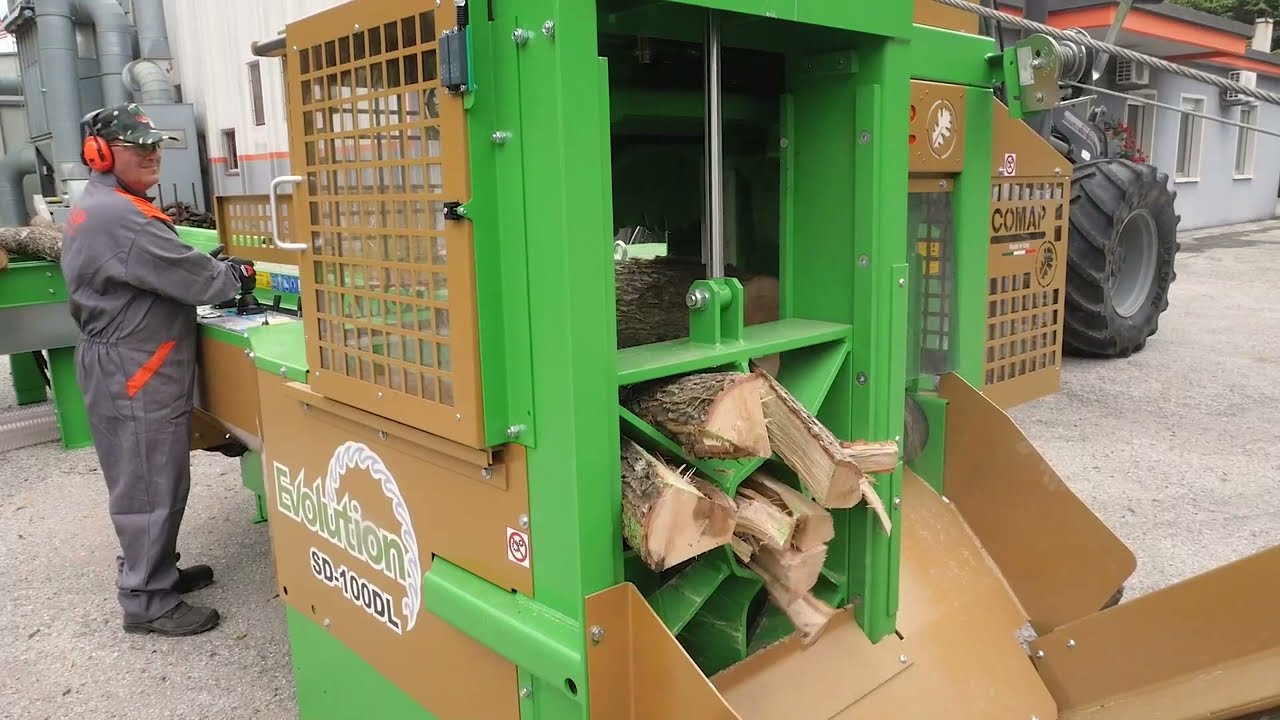 Linie de procesare lemn de foc COMAP SD100 DL TR