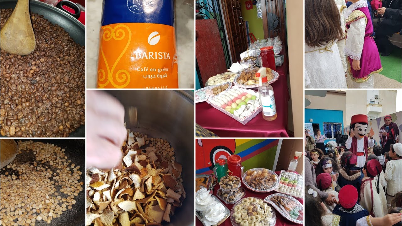 قهوة عربي دياري على أوصولها عولة رمضان☕/وريتكم حفلة بنتي لباس تقليدي جو تونسي👌