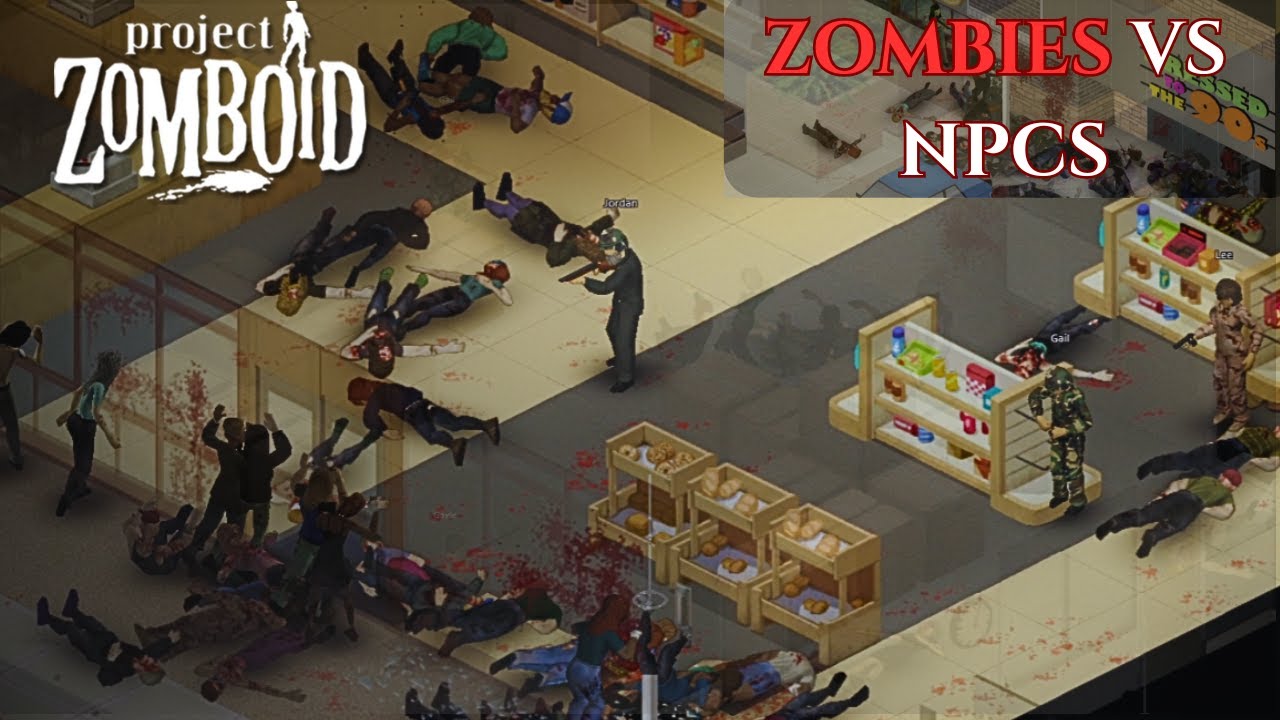 NPCS VS ZOMBIES [Project Zomboid NPCs Mod]