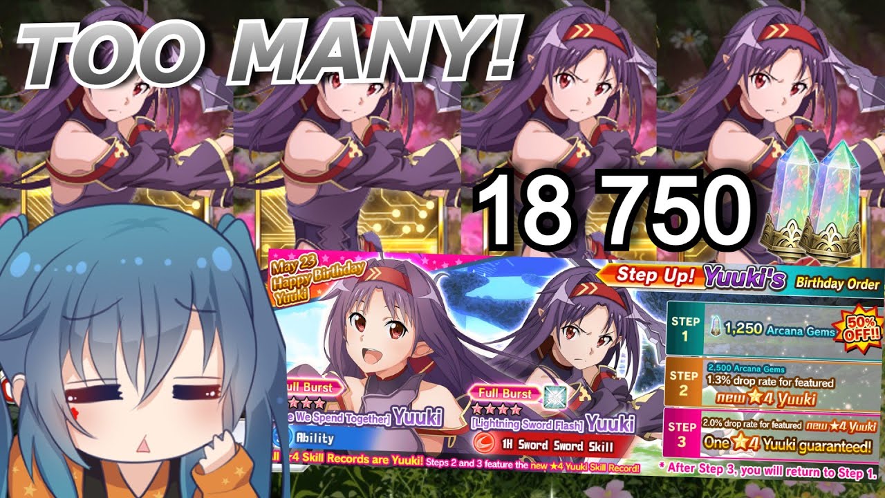 THIS GAME IS TROLLING... | Yuuki's Birthday Order 2024 (Summons) | 20K AG | SAOIF