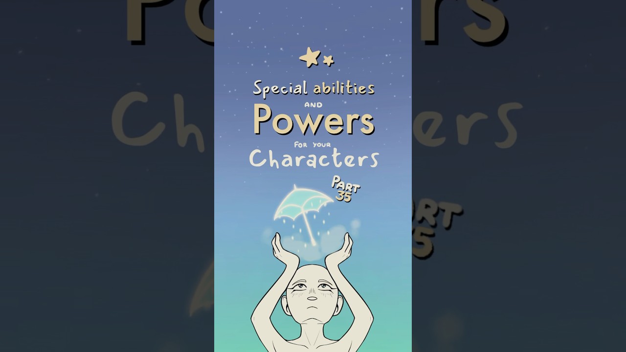 special ability and power ideas for your characters, part 35 ☔️#writing #oc #originalcharacter #art