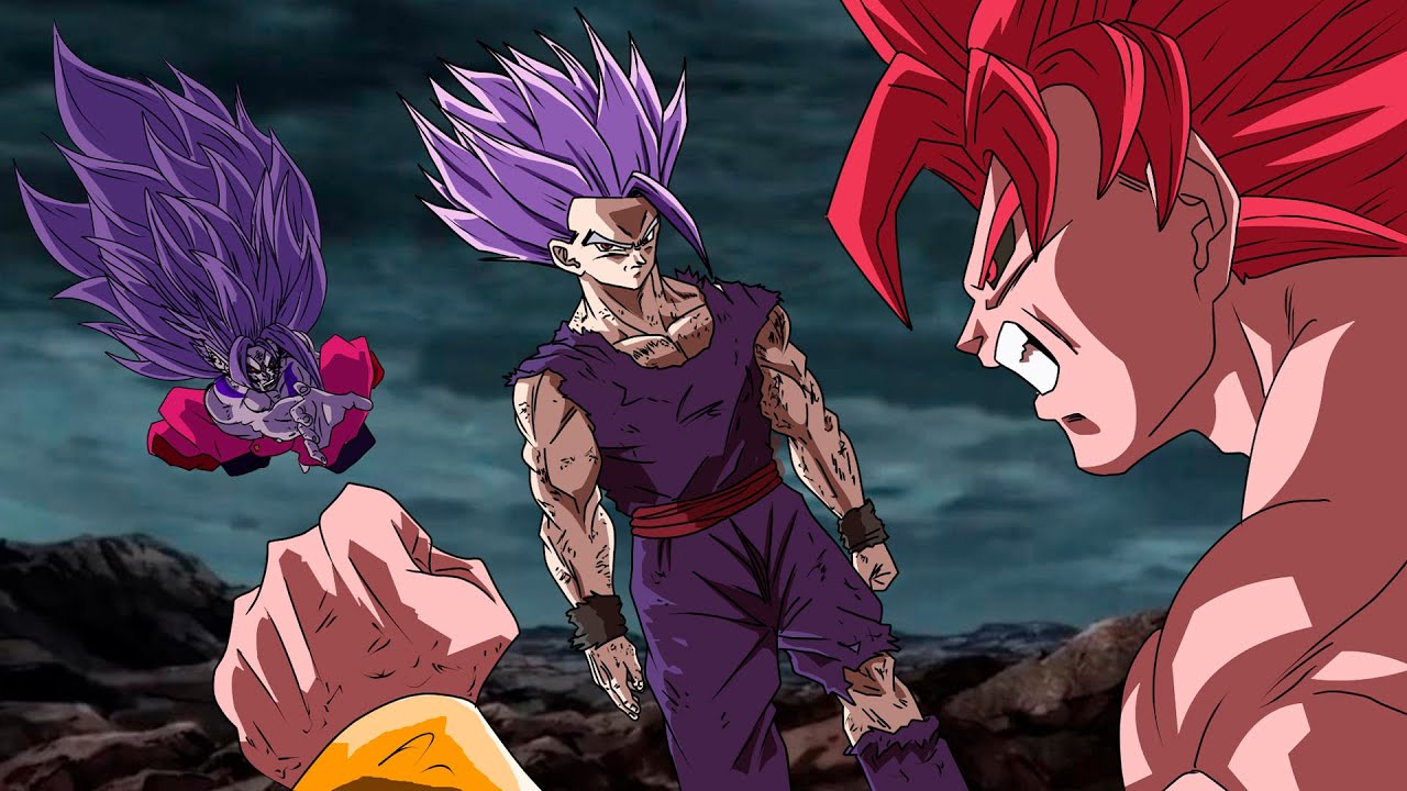 Gohan Beast 2 single handedly faces two Saiyan Supreme Gods