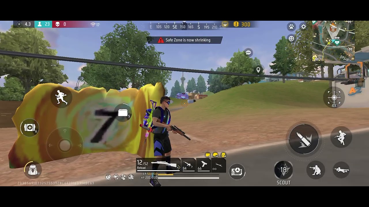 Free fire max br rank gameplay 