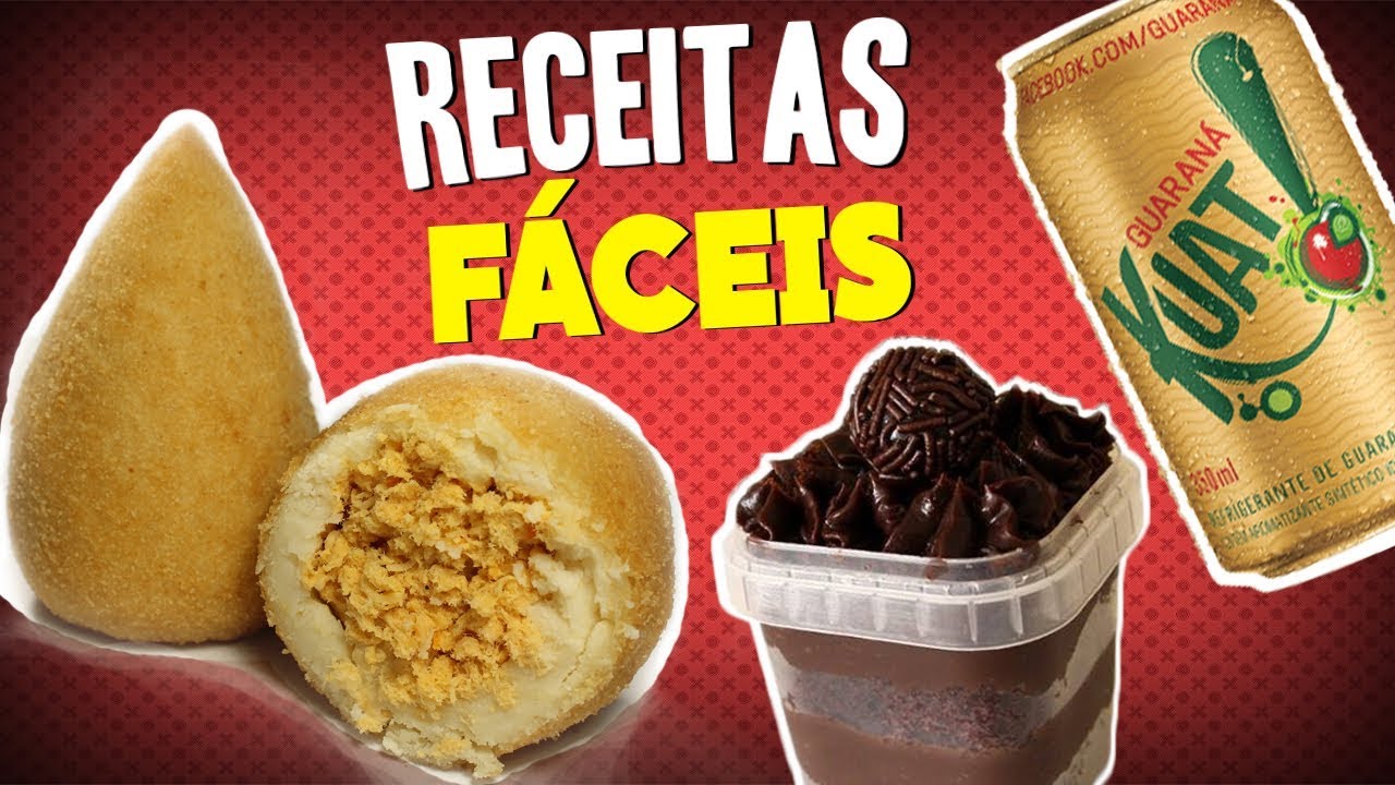 COMO FAZER COXINHA, BOLO DE POTE E GUARANÁ KUAT! FÁCIL, RÁPIDO E GOSTOSO