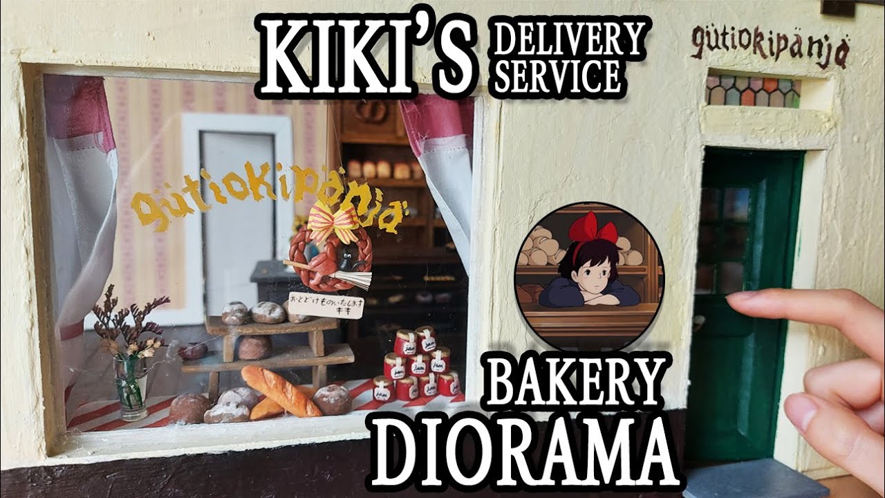 Miniature Bakery from Kiki's Delivery Service Studio Ghibli