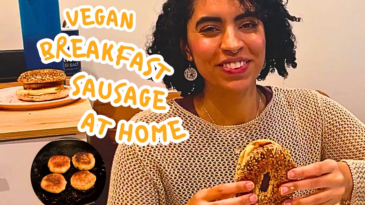 How to Make Vegan Sausage Patties from Scratch | Vegan Sunny 🥪🌱