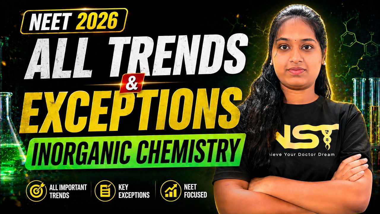 All Trends & Exceptions in 1 Shot💥Inorganic Chemistry NEET 2026 Chemistry Neet Tamil Class NST TNVK