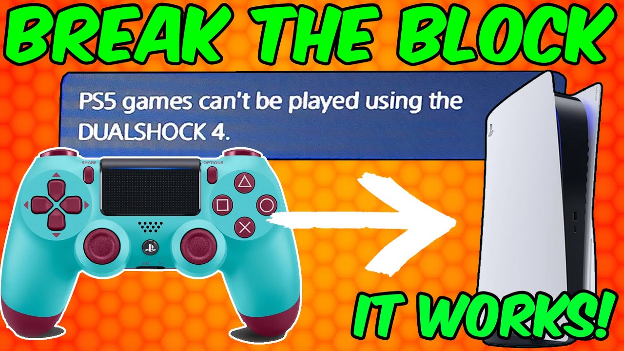 Используйте контроллер Dual Shock 4 во ВСЕХ играх для PlayStation 5 с этим взломом! ~ | Gears and...