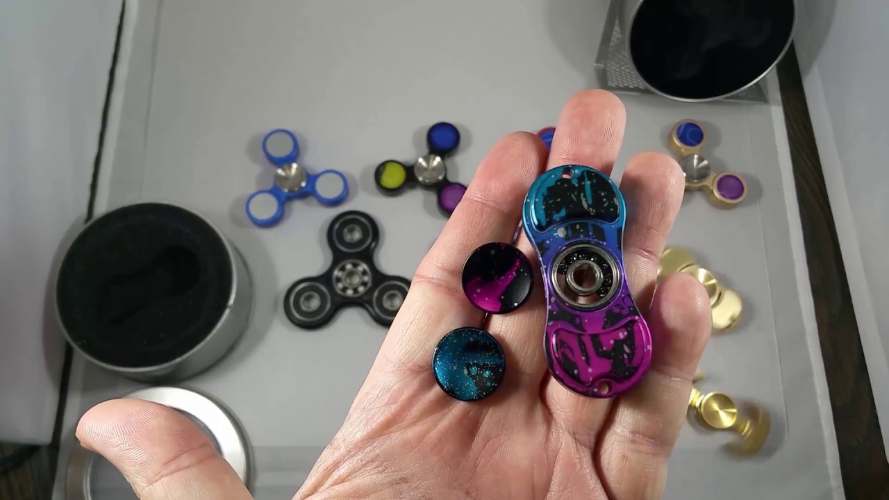 New 2017 Fidget Spinners - Semi - Custom Colors No 2 Alike More Fidget Spinners from China